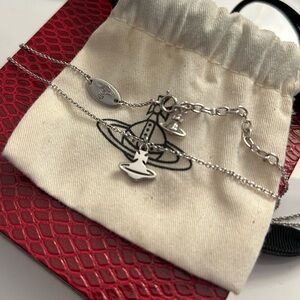 Vivienne Westwood 925 Sterling Silver Orb Necklace